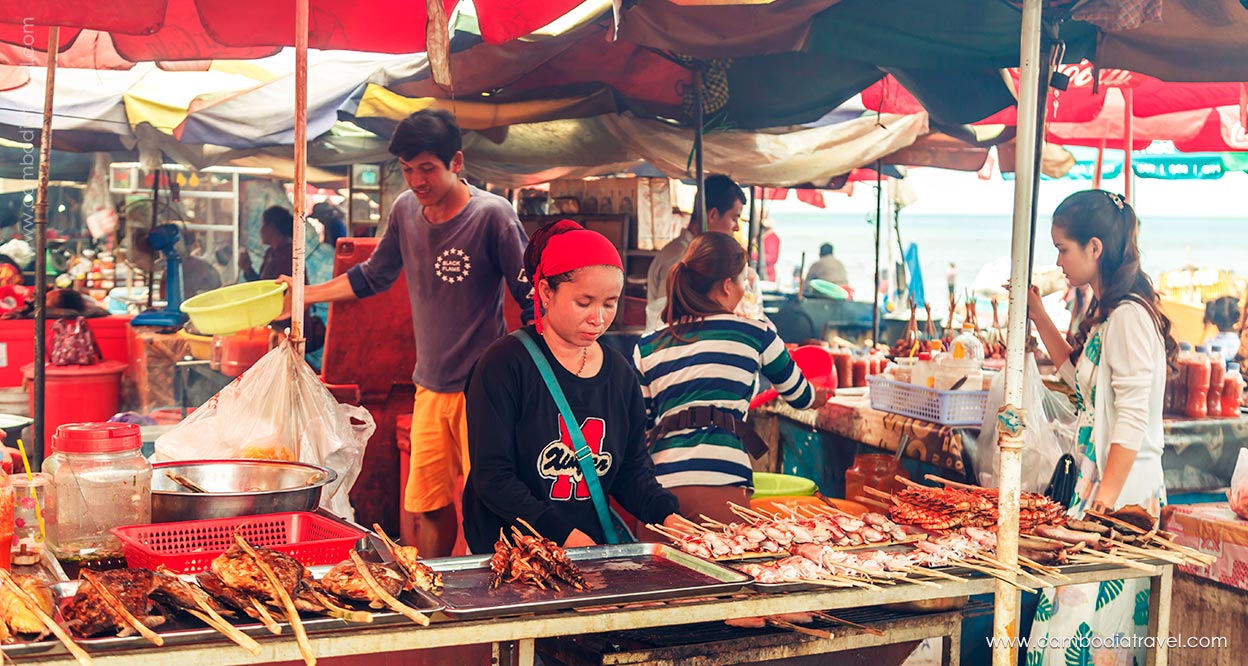 Cambodia-Kep-Crab-market