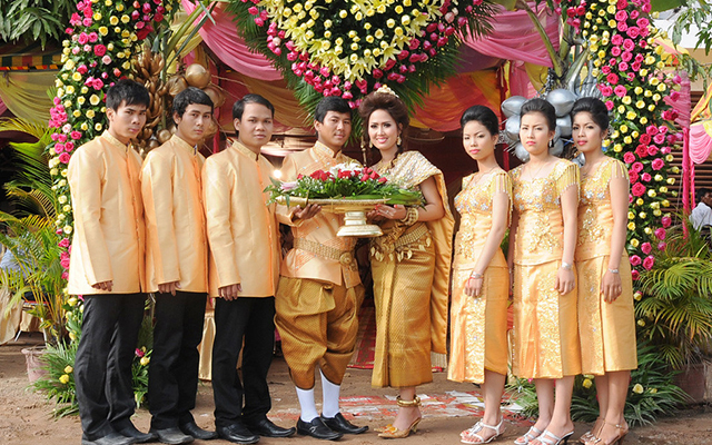 Wedding Ceremony in Cambodia