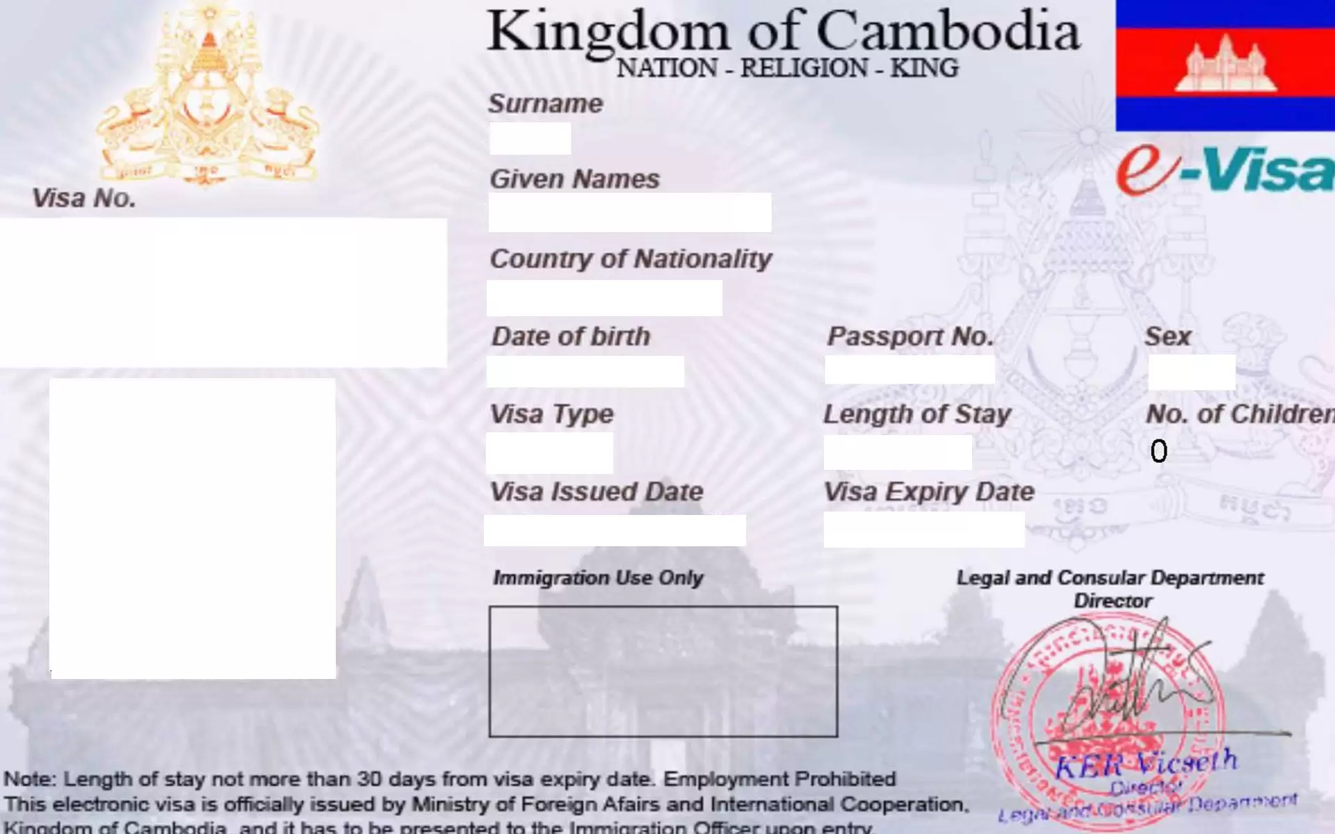 cambodia e visa