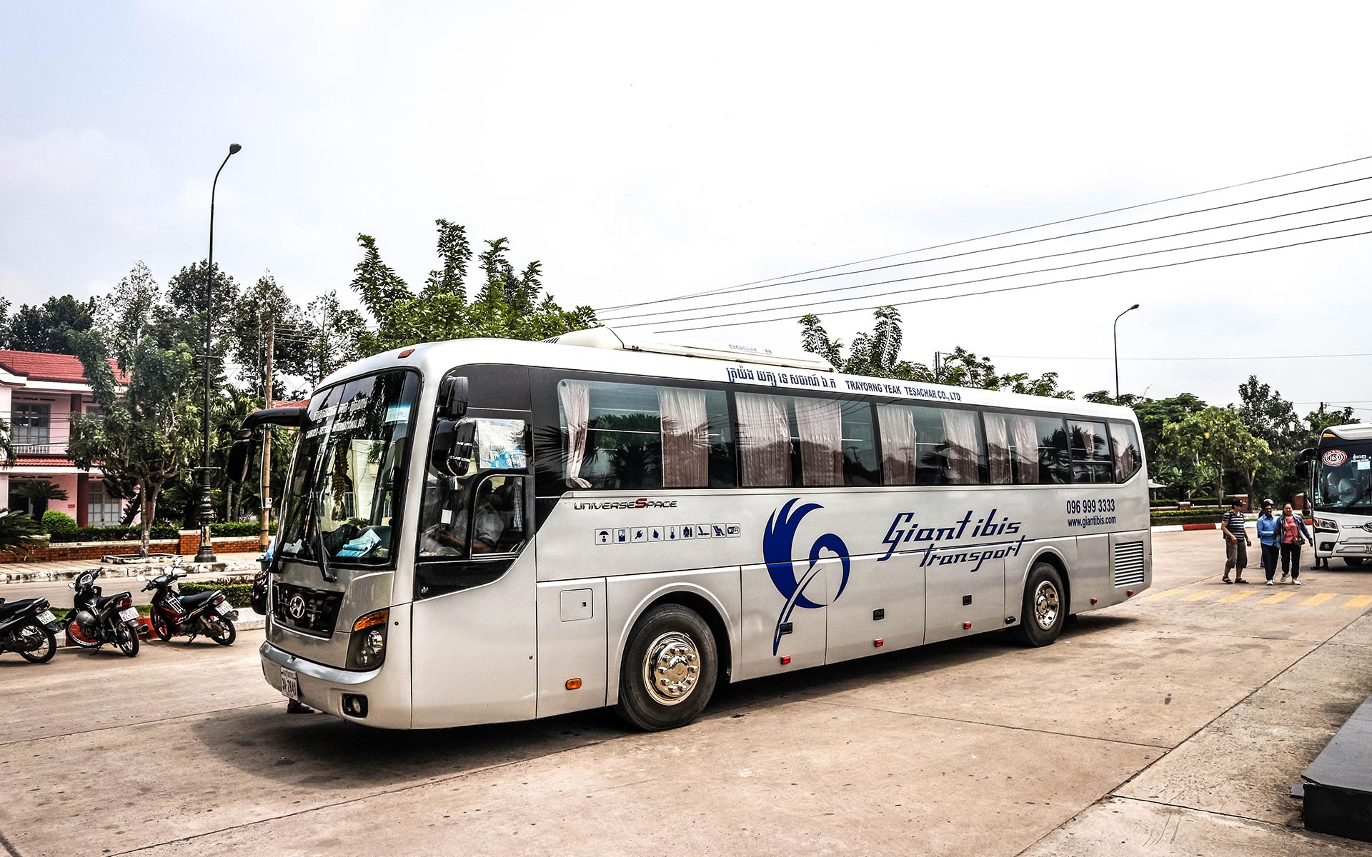 Bus in cambodia