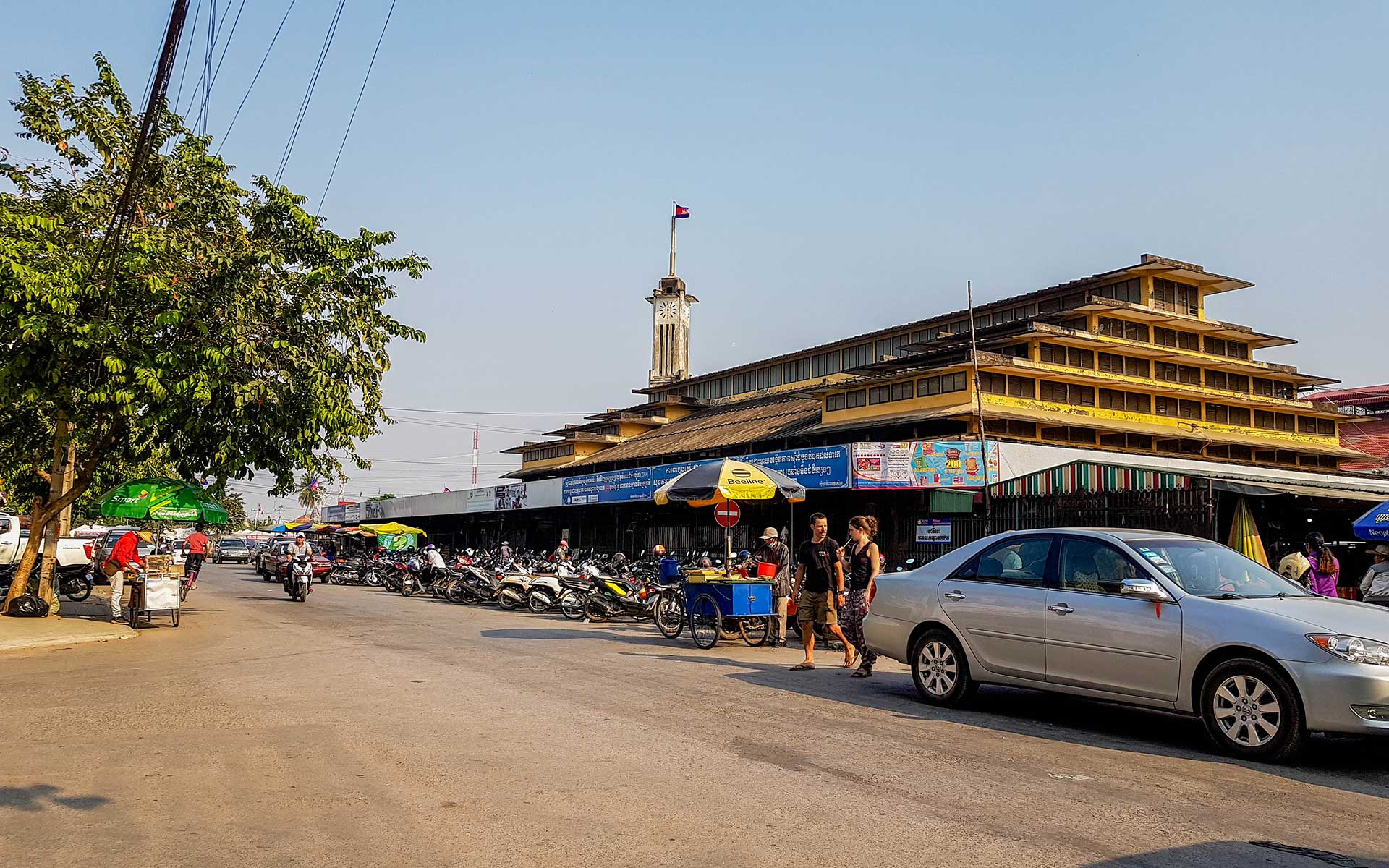 psar nat market Krong Battambang Cambodia