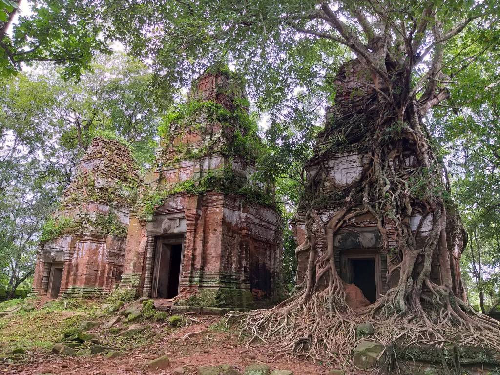experience the tranquility of Koh Ker village.