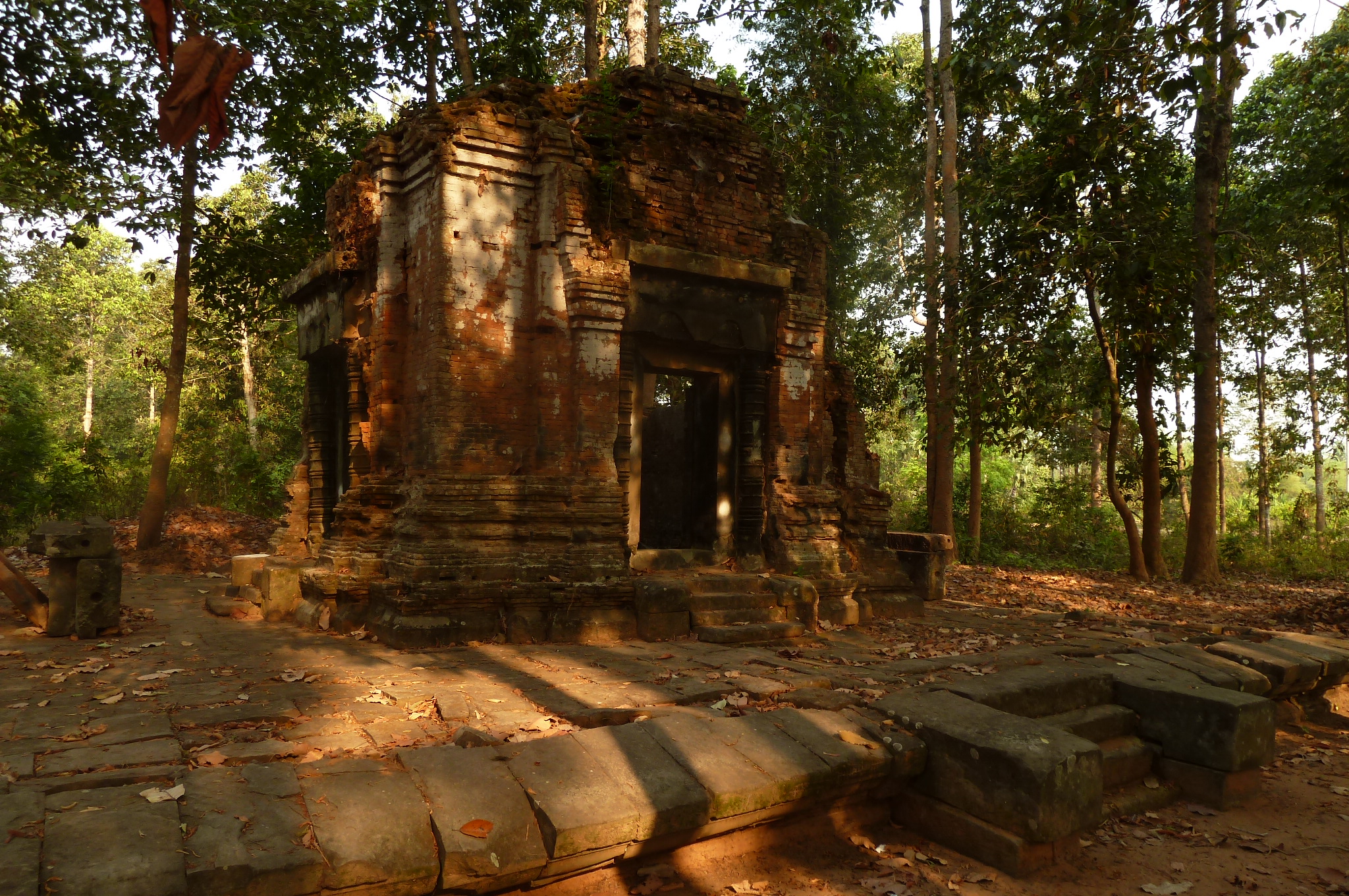A view of Prei Monti temple in Siem Reap, Cambodia